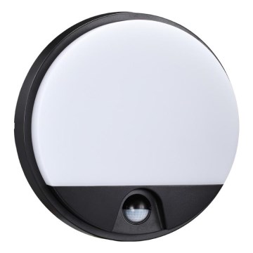 Top Light - LED Външна стенна лампа с датчик за движение и залез BARI LED/15W/230V 4000K IP54
