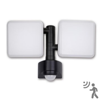 Top Light Lucca 2 PIR - LED Екстериорен аплик със сензор LUCCA 2xLED/10W/230V IP54