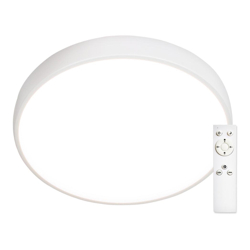 Top Light Metal 40B + д.у. - LED Димируем плафон METAL LED/51W/230V бял + дистанционно управление