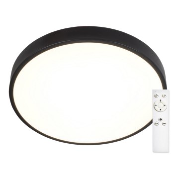 Top Light Metal 40C + д.у. -LED Димируем плафон METAL LED/51W/230V черен + дистанционно управление