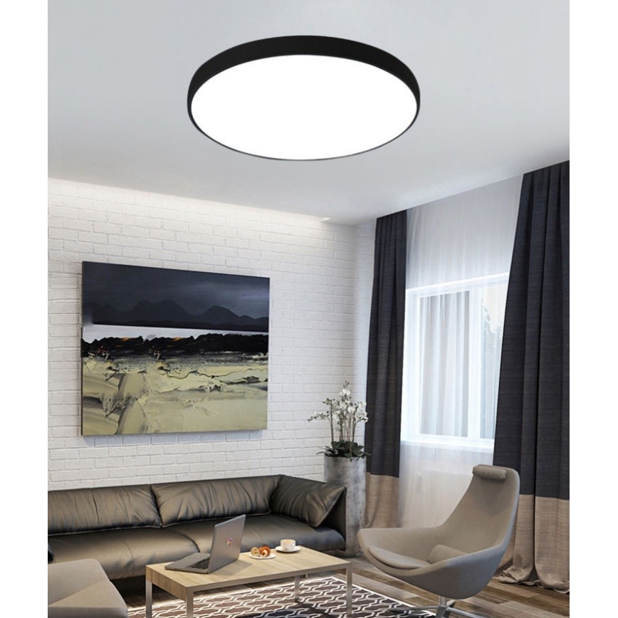 Top Light Metal 60C + д.у. - LED Димируем плафон с дистанционно управление METAL LED/60W/230V