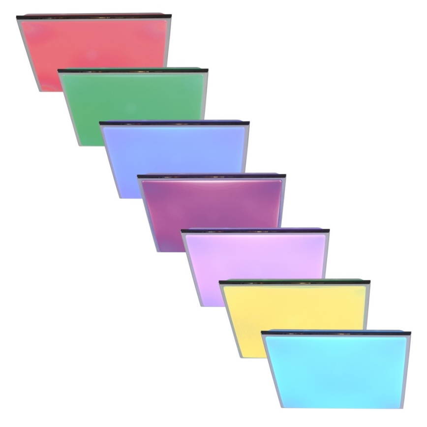 Top Light Silver H MAX SMART - LED RGB Димируем плафон с дистанционно управление SILVER LED/60W/230V Tuya + д.у.