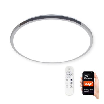 Top Light Silver K MAX SMART - LED RGB Димируем плафон SILVER LED/60W/230V Tuya + д.у.