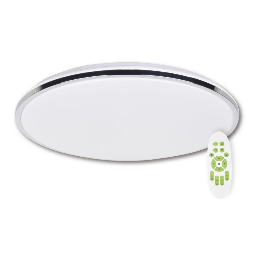 Top Light Silver KXL + д.у. - LED Димируем плафон с дистанционно управление SILVER LED/51W/230V
