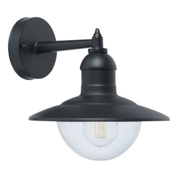 Top Light - Външно стенно осветително тяло VERONA 1xE27/12W/230V IP44 черно