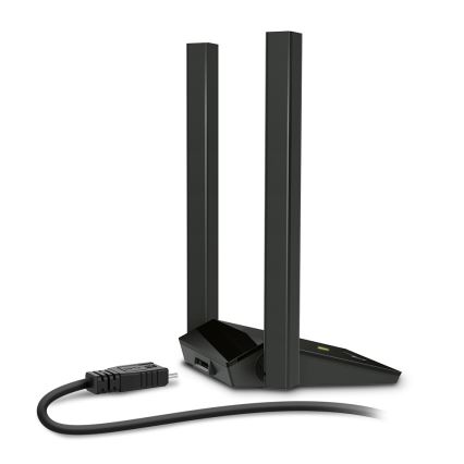 TP-Link - Безжичен USB мрежов адаптер с антени с висок коефициент на усилване Archer T4U Plus Wi-Fi