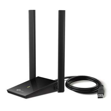 TP-Link - Безжичен USB мрежов адаптер с антени с висока печалба