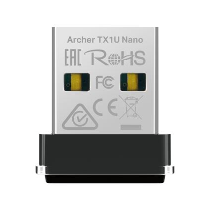 TP-Link - Безжичен Wi‑Fi 6 USB нано адаптер Archer TX1U Nano