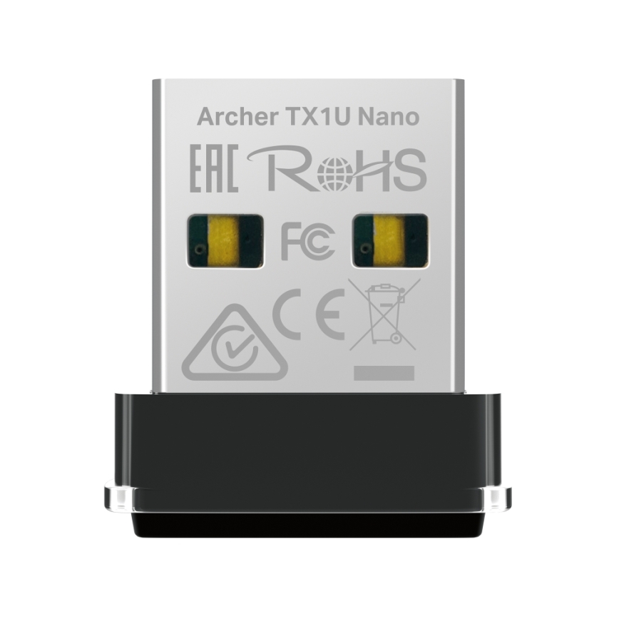 TP-Link - Безжичен Wi‑Fi 6 USB нано адаптер Archer TX1U Nano