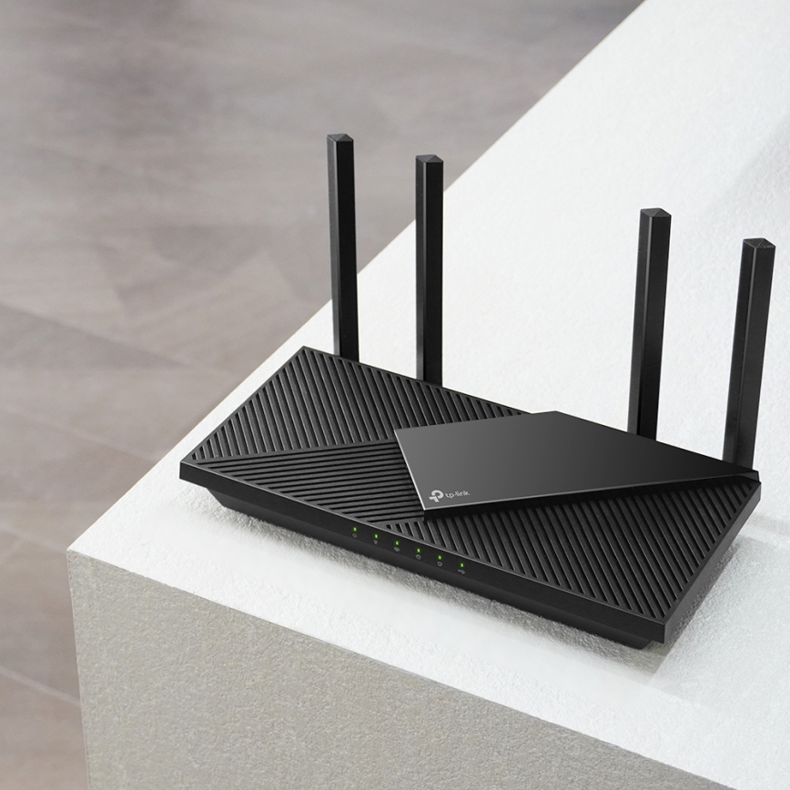 TP-Link - двулентов мултигигабитен Wi‑Fi 6 рутер Archer AX55 Pro с 2,5G порт