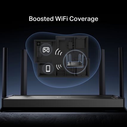 TP-Link - Двулентов Wi-Fi 7 рутер Archer BE220
