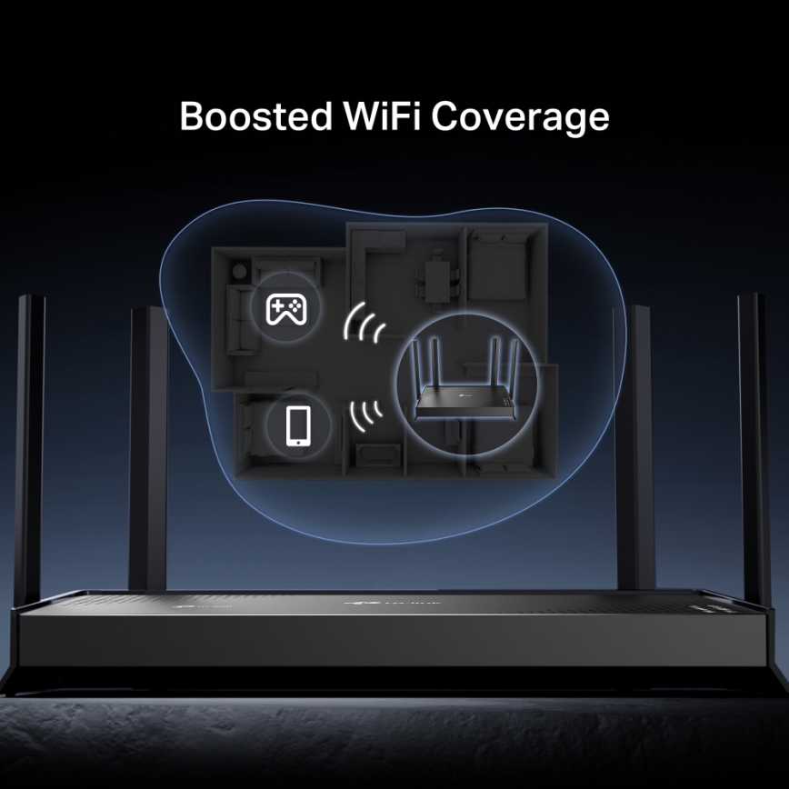 TP-Link - Двулентов Wi-Fi 7 рутер Archer BE220