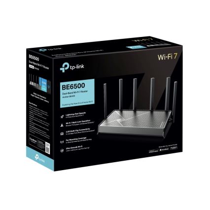 TP-Link - Двулентов Wi-Fi 7 рутер Archer BE400