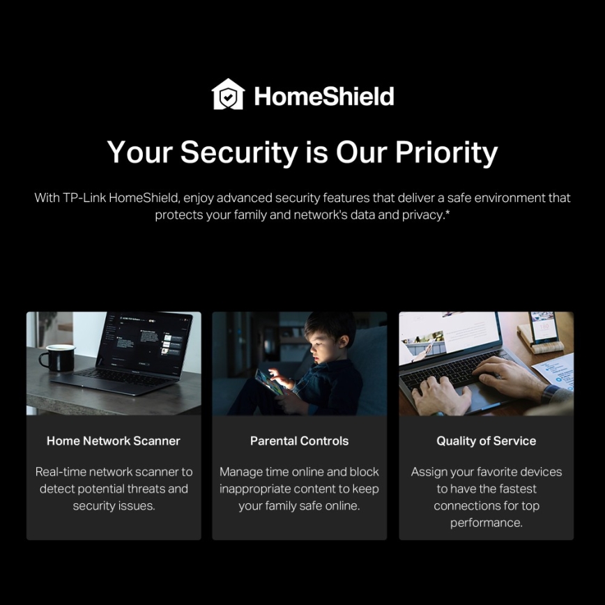 TP-Link - двулентов Wi-Fi 7 рутер