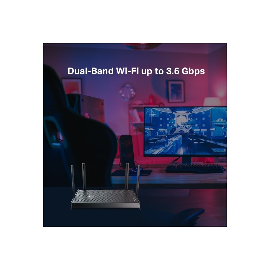 TP-Link - Двулентов Wi‑Fi 7 рутер Archer BE230