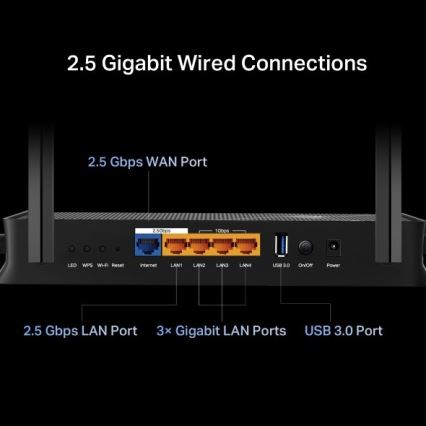 TP-Link - Двулентов Wi‑Fi 7 рутер Archer BE230