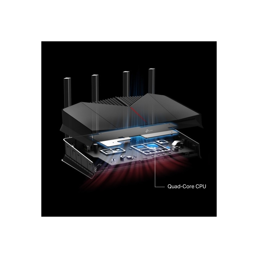 TP-Link - Геймърски двулентов Wi-Fi 7 рутер Archer GE230