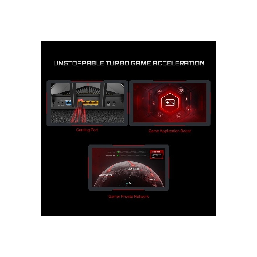 TP-Link - Геймърски двулентов Wi‑Fi 7 рутер