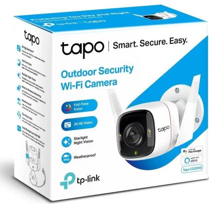 TP-Link - умна външна камера със сензор IP66 Wi-Fi