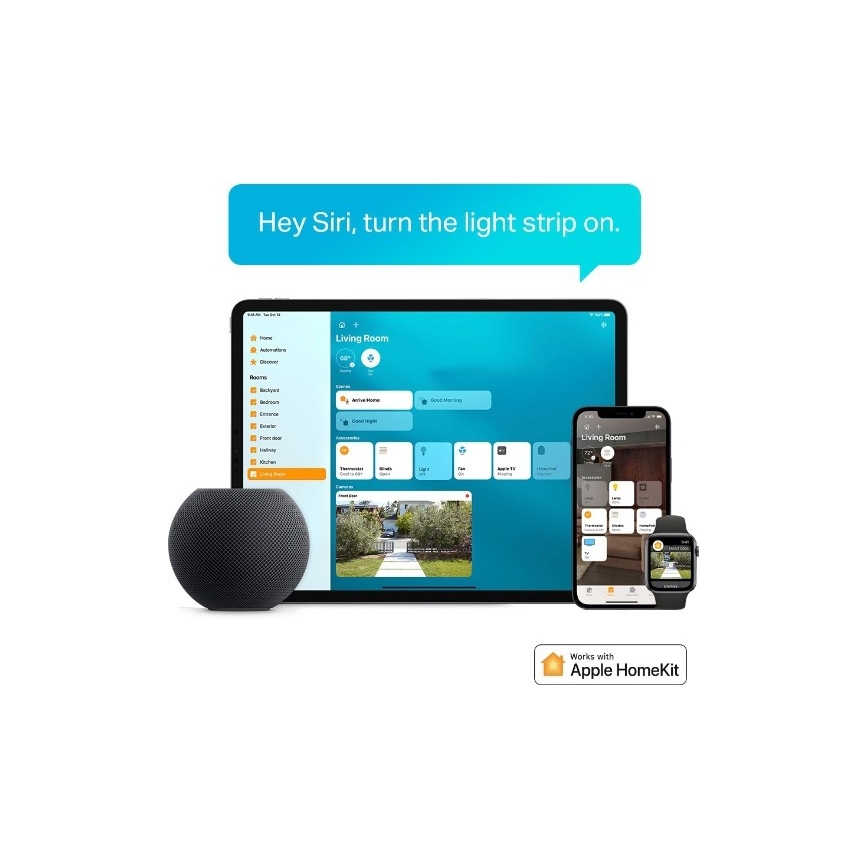 TP-Link - LED RGBW димируема лента 5 m LED/13W/230V Wi-Fi