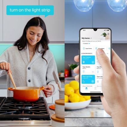 TP-Link - LED RGBW димируема лента 5 m LED/20,5W/230V Wi-Fi
