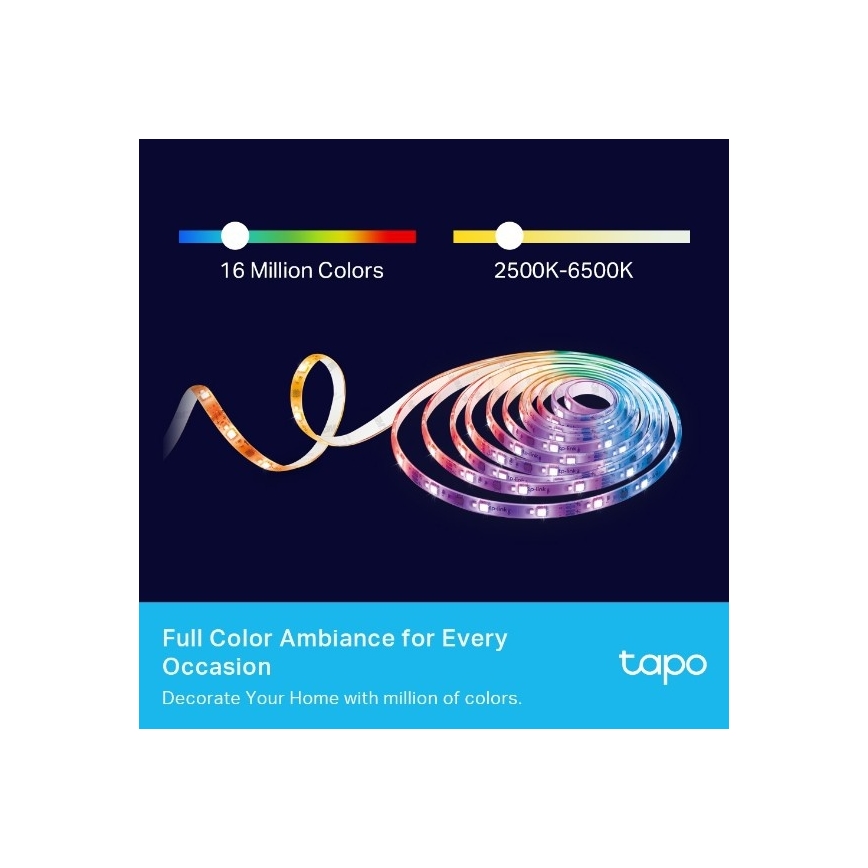 TP-Link - LED RGBW димируема лента 5 m LED/24W/230V Wi-Fi