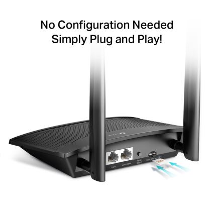 TP-Link - Маршрутизатор 300Mbps Безжичен N 4G LTE TL-MR100 Wi-Fi