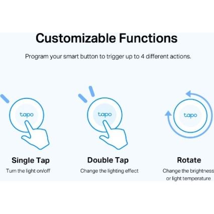 TP-Link - Умен бутон 1xCR2032 Wi-Fi