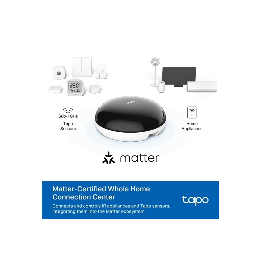 TP-Link - Умен инфрачервен хъб MATTER Wi-Fi