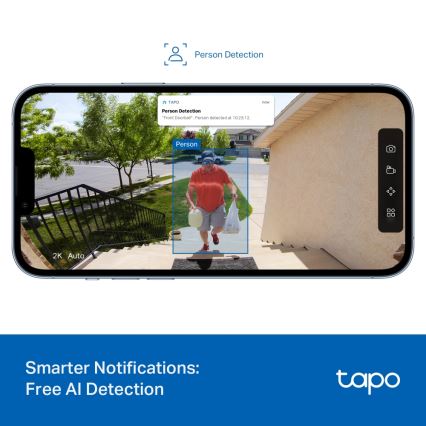 TP-Link - Умен мини видео звънец с Wi-Fi