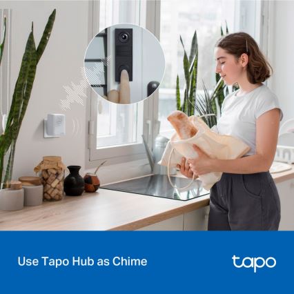 TP-Link - Умен мини видео звънец с Wi-Fi