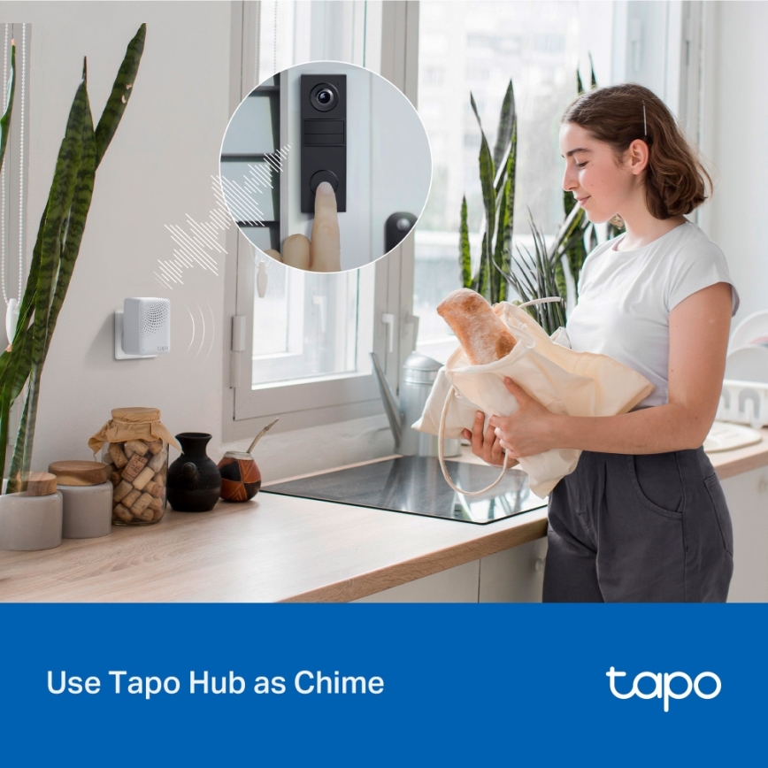 TP-Link - Умен мини видео звънец с Wi-Fi