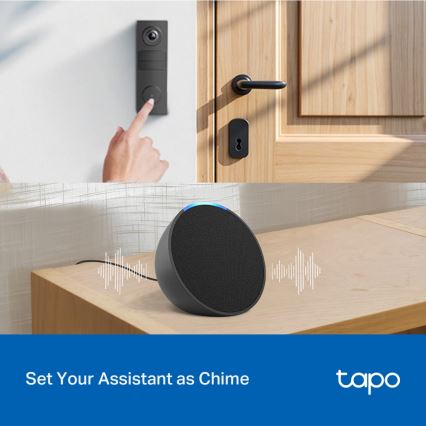 TP-Link - Умен мини видео звънец с Wi-Fi