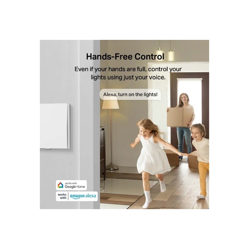 TP-Link - Умен превключвател за осветление 2xAAA Wi-Fi