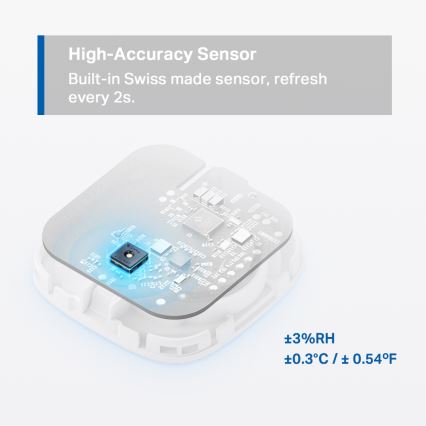 TP-Link - Умен сензор за измерване на температурата и влажността 1xCR2450 Wi-Fi
