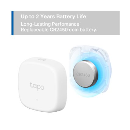 TP-Link - Умен сензор за измерване на температурата и влажността 1xCR2450 Wi-Fi