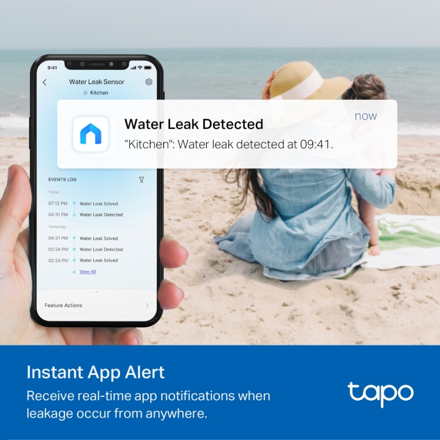 TP-Link - Умен сензор за изтичане на вода 2xAAA