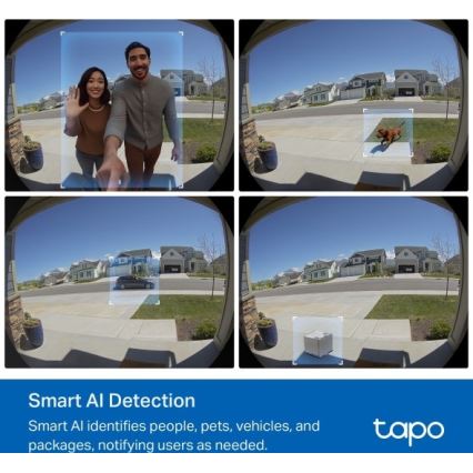 TP-Link - Умен видеозвънец 2K 10000 mAh IP66 Wi-Fi Tuya