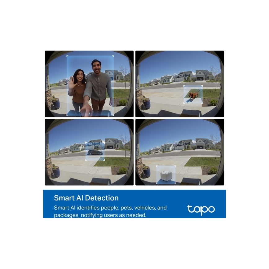 TP-Link - Умен видеозвънец 2K 10000 mAh IP66 Wi-Fi Tuya