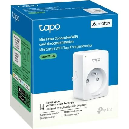 TP-Link - Умен контакт E MATTER 3680W Wi-Fi