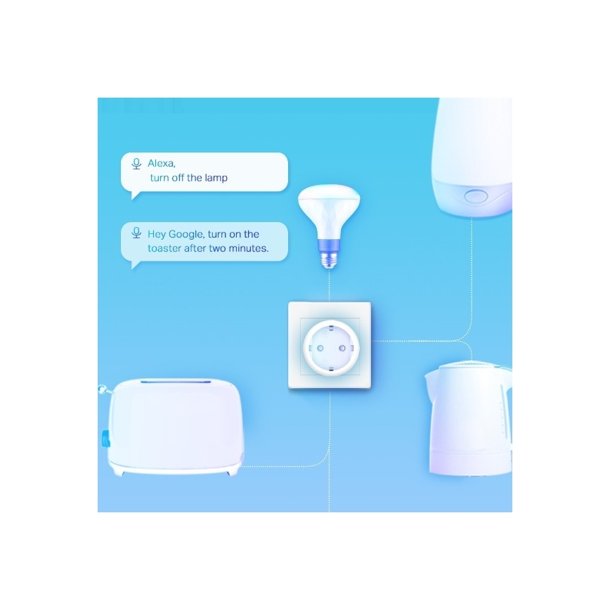 TP-Link - Умен контакт F 3680W с Wi-Fi