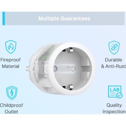 TP-Link - Умен контакт F 3680W с Wi-Fi