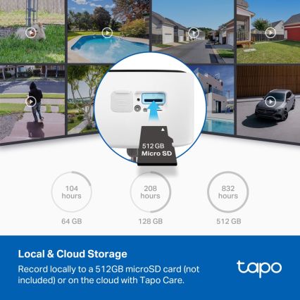 TP-Link - Умна соларна камера 5200 mAh 5V IP65 Wi-Fi
