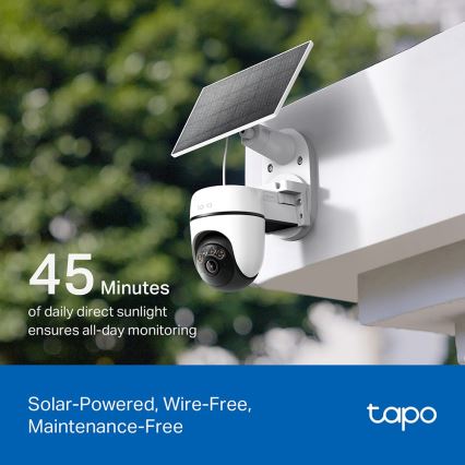 TP-Link - Умна соларна камера 5V IP65 Wi-Fi