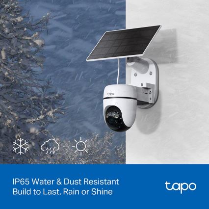 TP-Link - Умна соларна камера 5V IP65 Wi-Fi