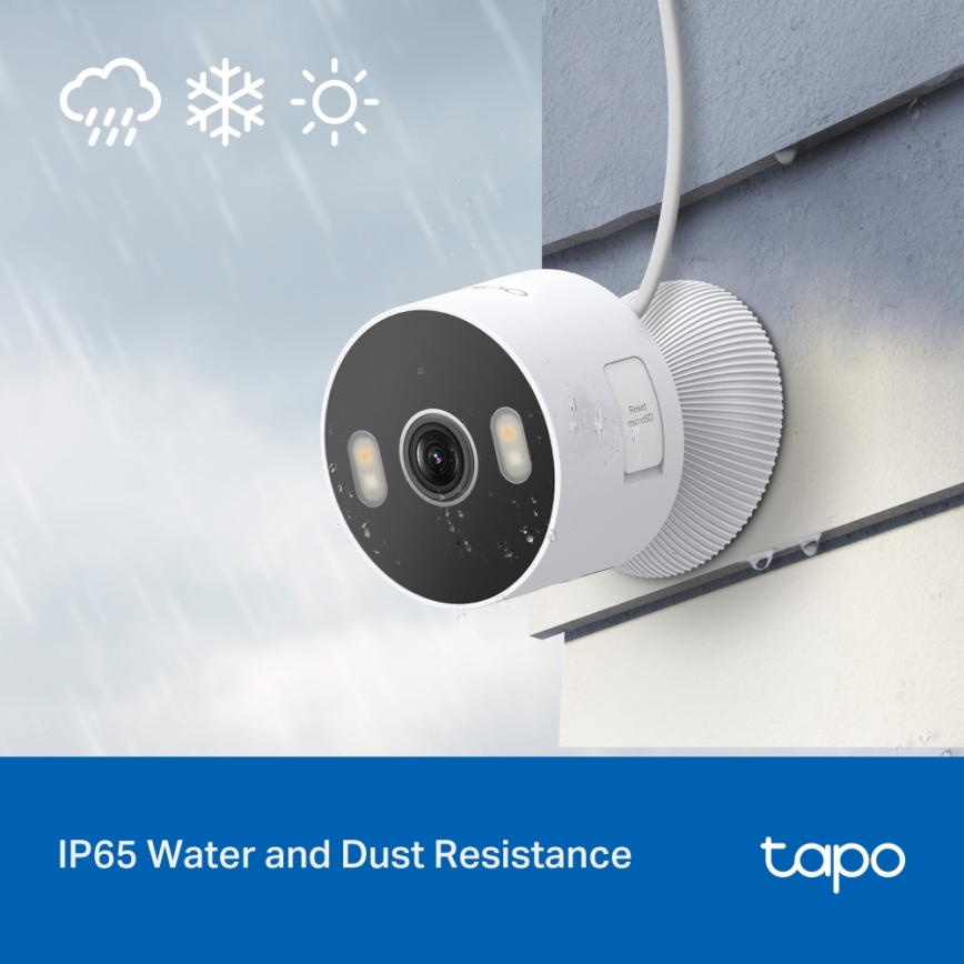 TP-Link - Умна външна камера 3 MP 5V Wi-Fi