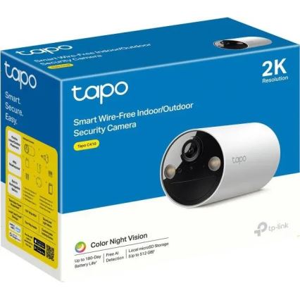 TP-Link - Умна външна камера със сензор IP65 Wi-Fi