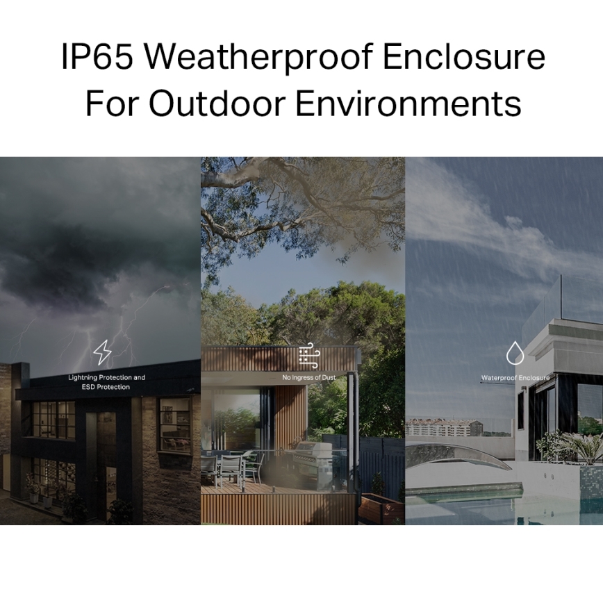 TP-Link - Външна/вътрешна mesh система с Wi-Fi 6