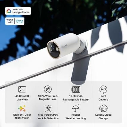 TP-Link - Външна камера със сензор 10000 mAh IP66 Wi‑Fi