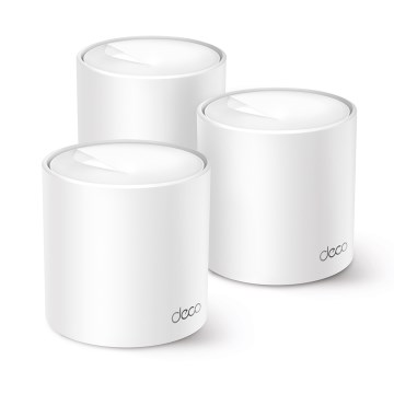 TP-Link - Комплект 3x Wi‑Fi 6 mesh система за целия дом Deco X10